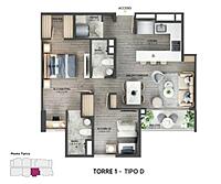 Área total construida 62,53 m²