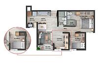 Área total construida 51,13 m²