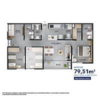 Área total construida 79.51 m²