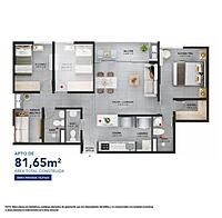Área total construida 81.65 m²